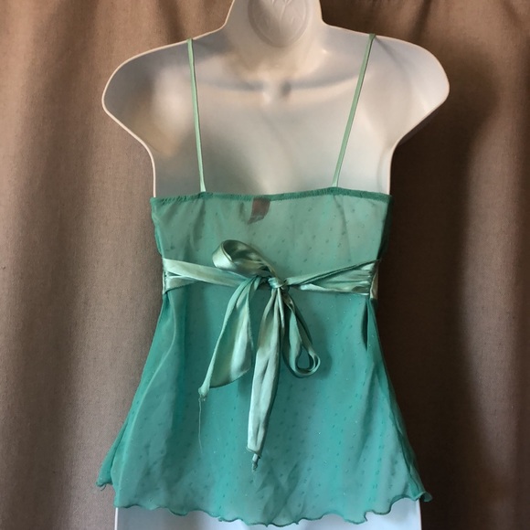 CLOSET CLEANOUT 90’s/Y2K Sparkly Sheer Tank Top - Picture 2 of 7
